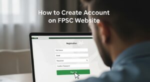How to Create Account on FPSC Website