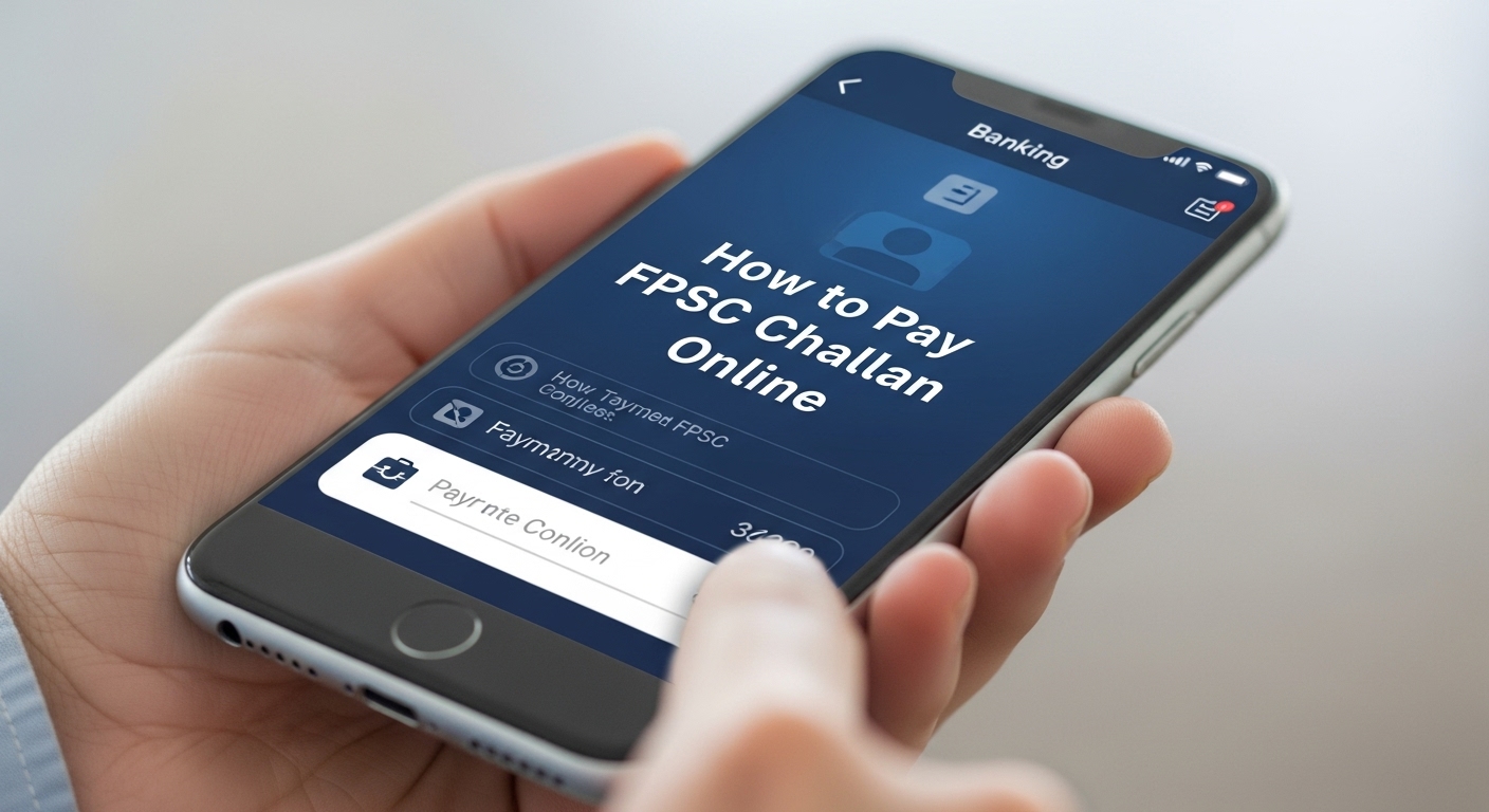 How to Pay FPSC Challan Online