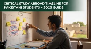 Critical Study Abroad Timeline for Pakistani Students – 2025 Guide