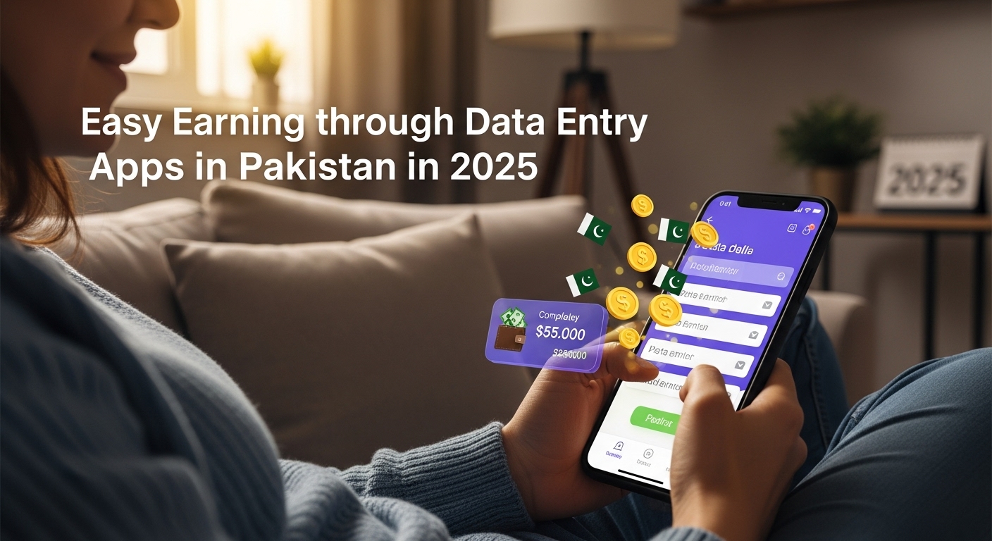 Easy Earning through Data Entry Apps in Pakistan in 2025