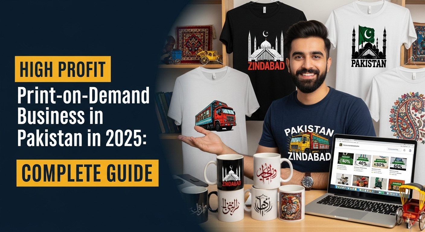 High Profit Print-on-Demand Business in Pakistan in 2025: Complete Guide
