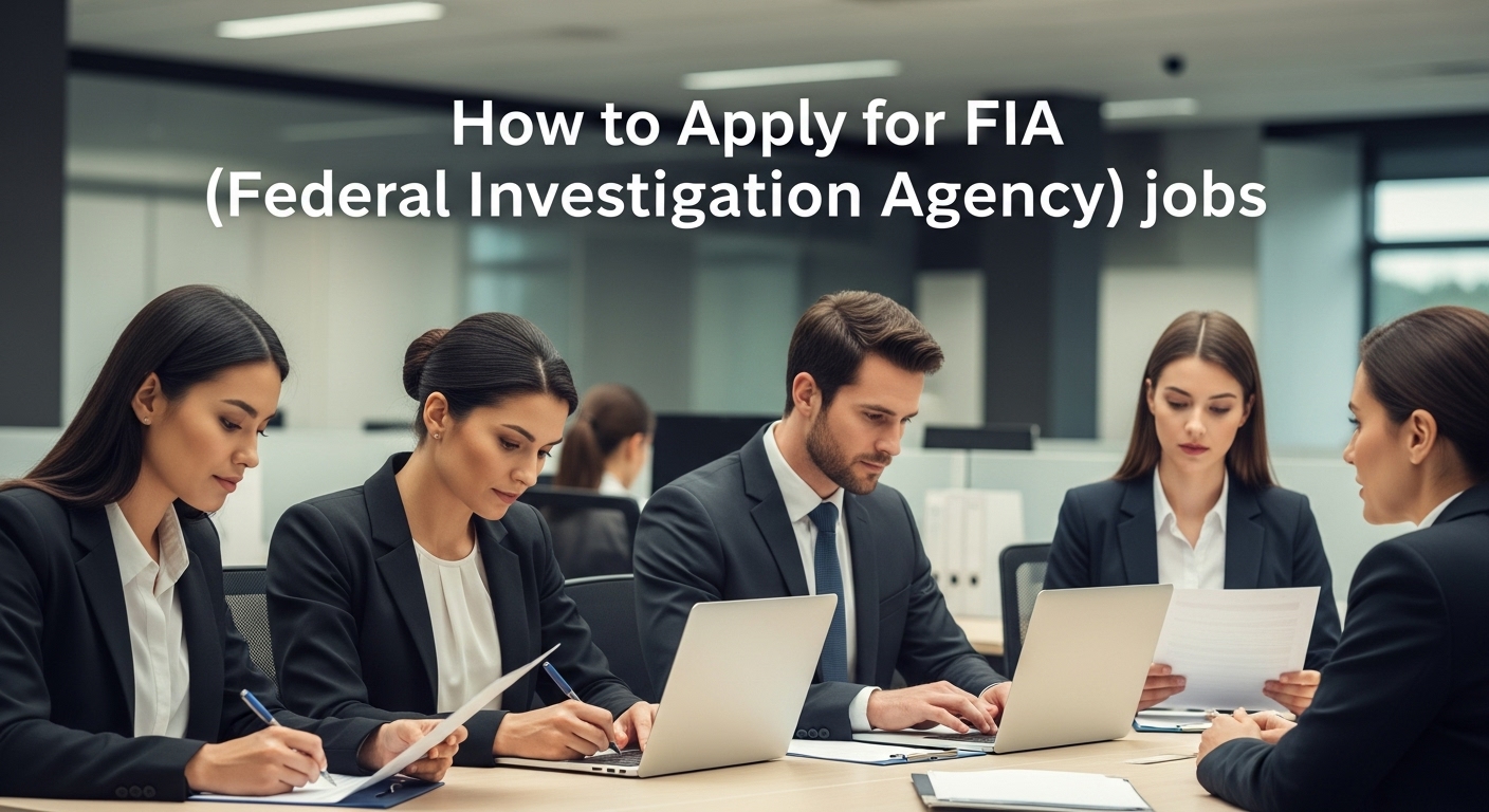 How to Apply for FIA (Federal Investigation Agency) jobs
