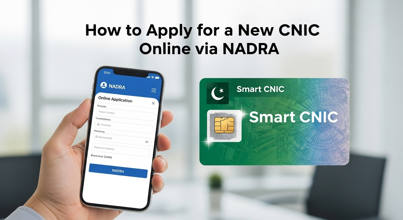 How to Apply for a New CNIC Online via NADRA
