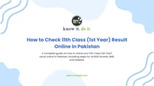 Worried About Your 11th Class Result? Here’s How to Check It Instantly (2025, Pakistan)