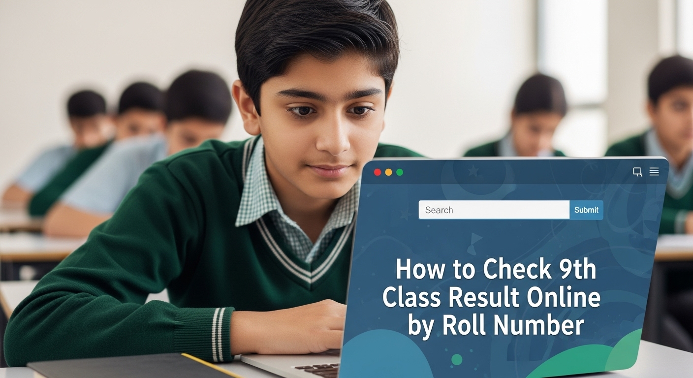 How to Check 9th Class Result Online by Roll Number