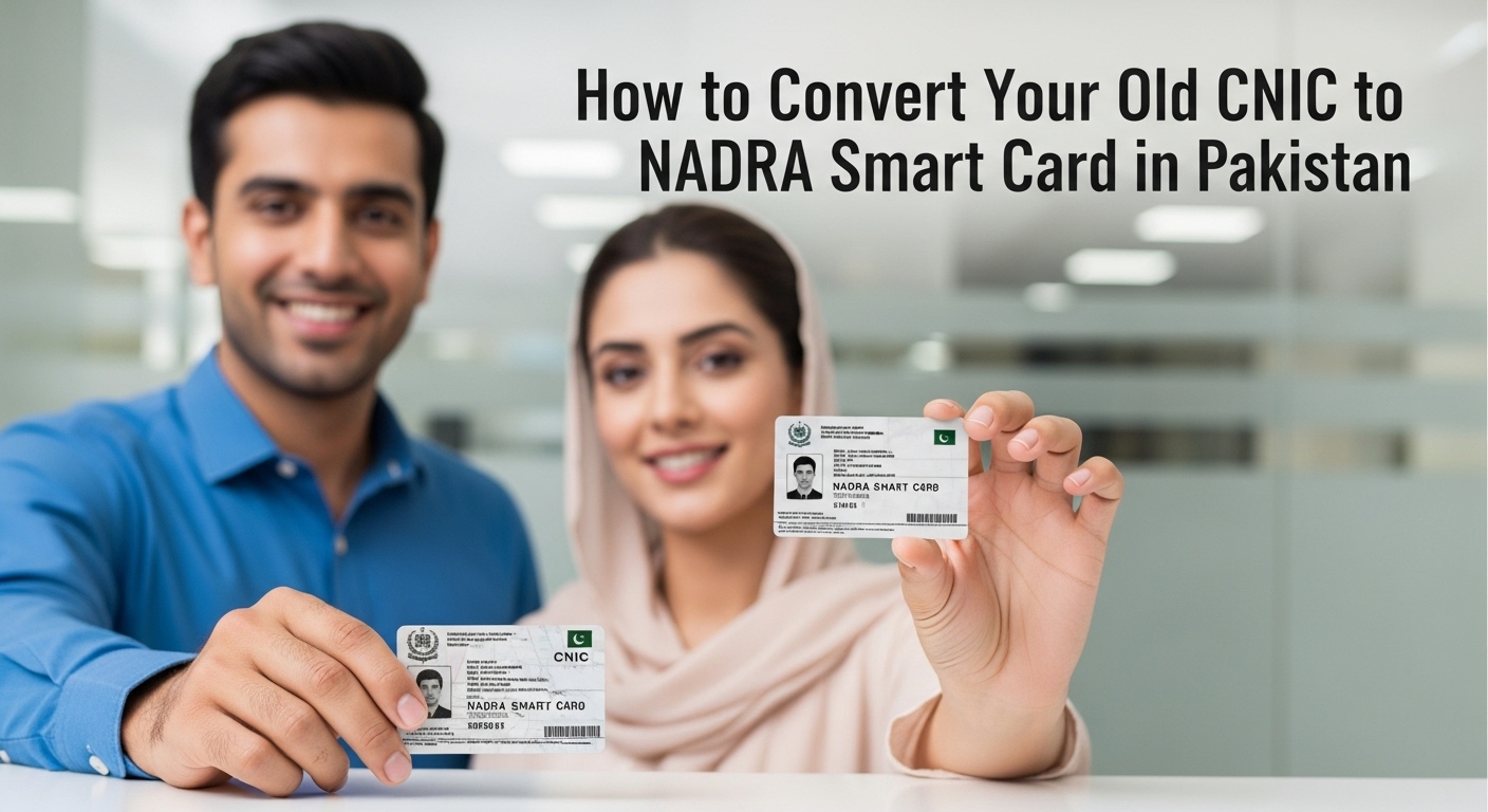How to Convert Your Old CNIC to NADRA Smart Card in Pakistan