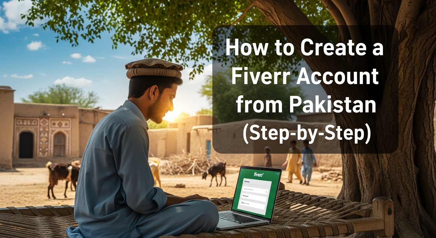 How to Create a Fiverr Account from Pakistan (Step-by-Step)