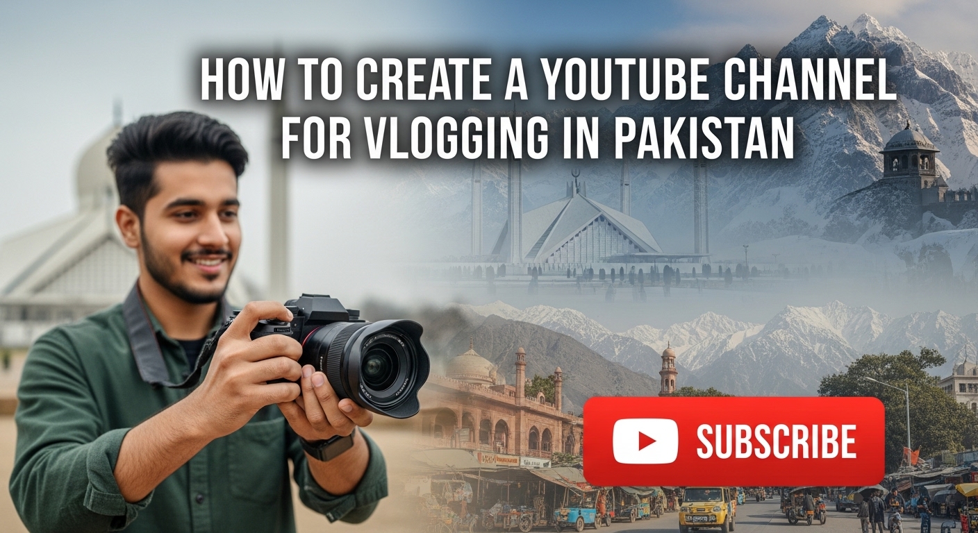 How to Create a YouTube Channel for Vlogging in Pakistan