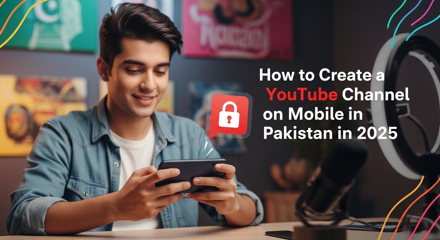 How to Create a YouTube Channel on Mobile in Pakistan in 2025