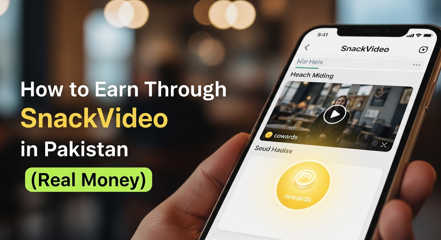 How to Earn Through SnackVideo in Pakistan (Real Money)