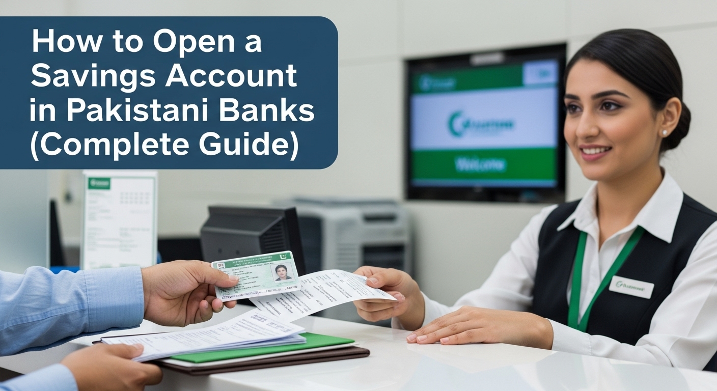 How to Open a Savings Account in Pakistani Banks (Complete Guide)