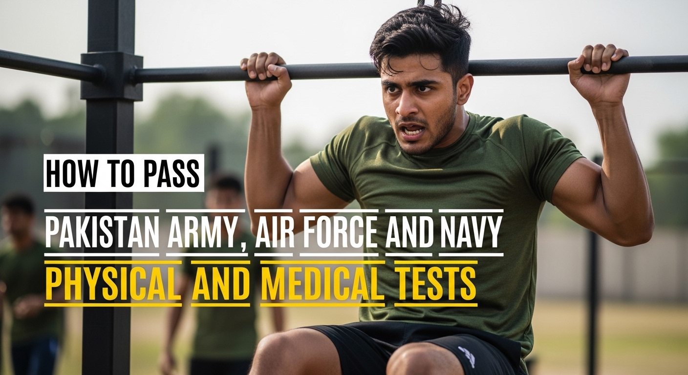 Succeed in Pakistan Army, Navy, PAF Physical, Medical Tests 2025