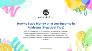 How to Save Money on a Low Income in Pakistan (Practical Tips)