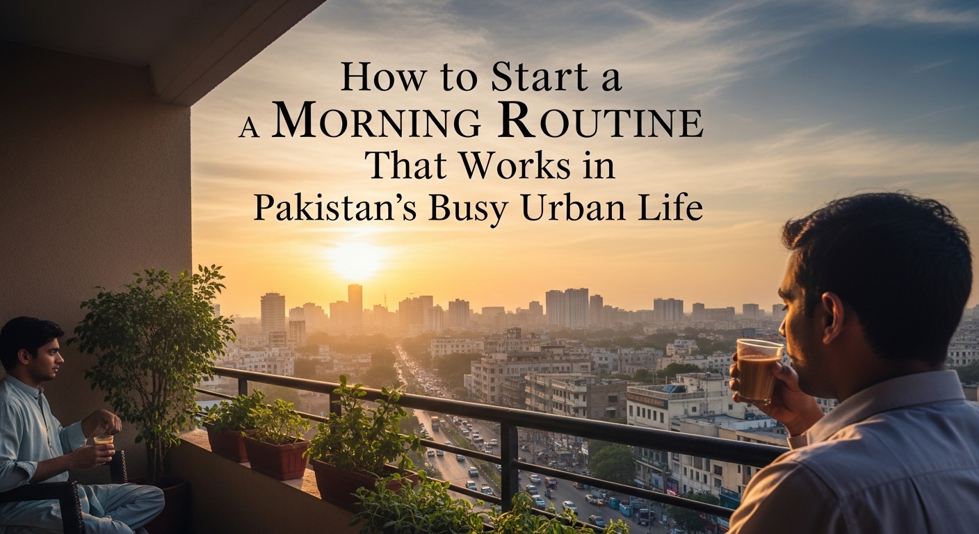 How to Start a Morning Routine That Works in Pakistan’s Busy Urban Life