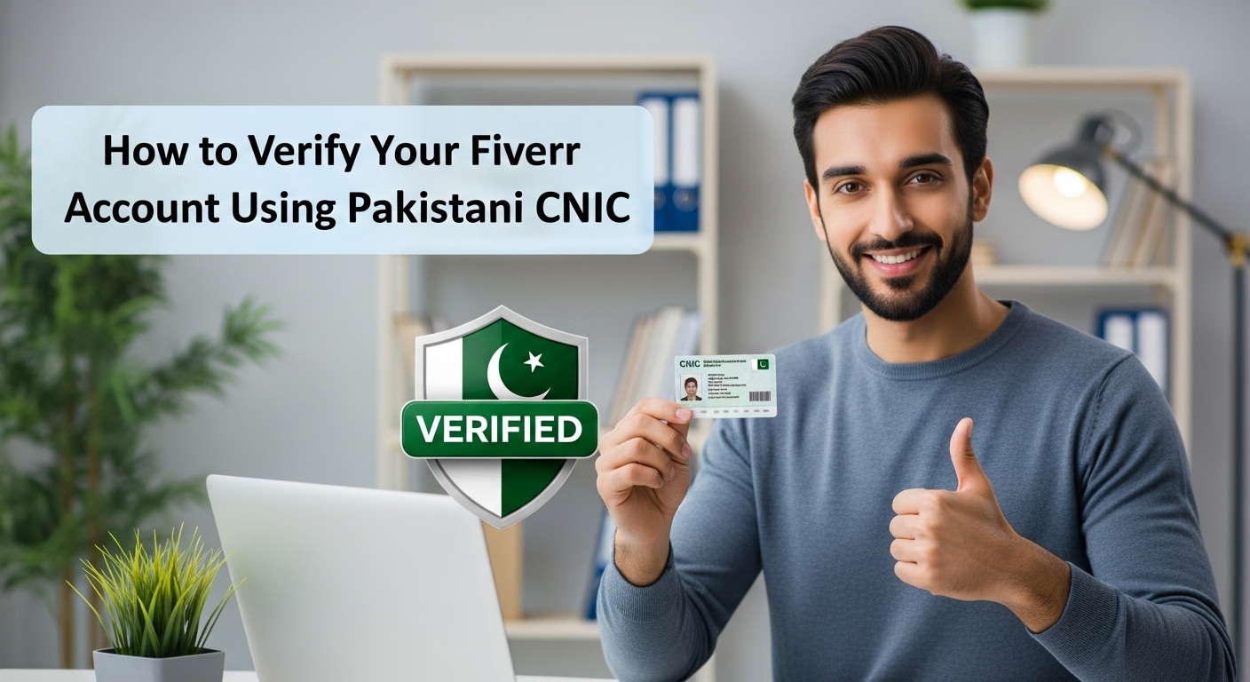 How to Verify Your Fiverr Account Using Pakistani CNIC