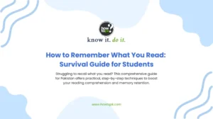 How to remember what you read