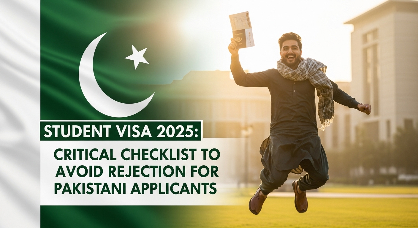 Student Visa 2025: Critical Checklist to Avoid Rejection for Pakistani Applicants