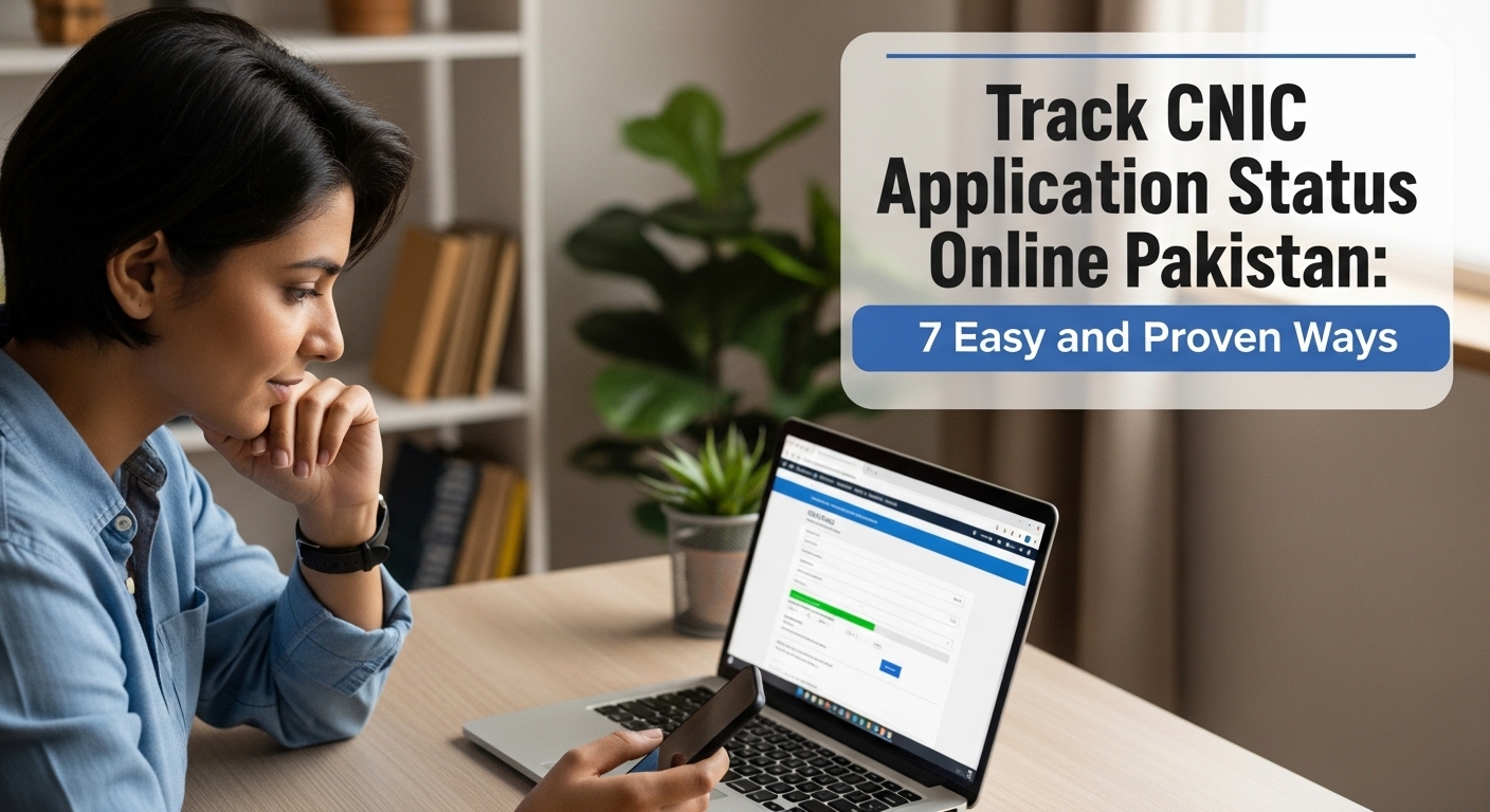 Track CNIC Application Status Online Pakistan: 7 Easy and Proven Ways
