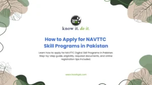 NAVTTC Digital Skill Programs: Complete Guide to Apply in Pakistan 2025