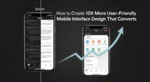 How to Create 10X More User-Friendly Mobile Interface Design That Converts