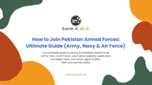 How to Join Pakistan Armed Forces: Ultimate Guide (Army, Navy & Air Force) 2025