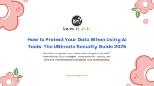 How to Protect Your Data When Using AI Tools