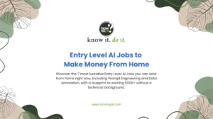 Entry Level AI Jobs to Make Money From Home