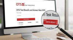 How to Check OTS Test Results and Answer Keys in Pakistan 2025