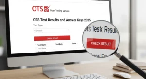 How to Check OTS Test Results and Answer Keys in Pakistan 2025