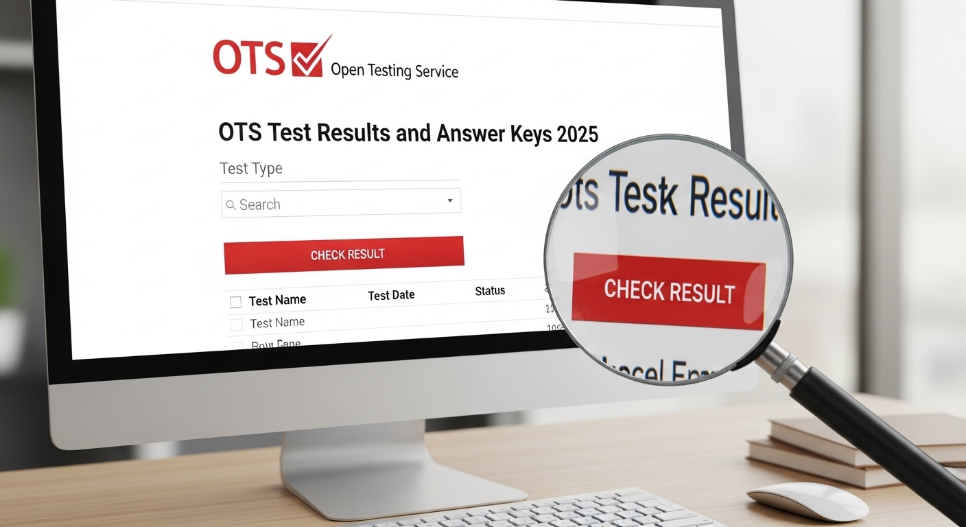 How to Check OTS Test Results and Answer Keys in Pakistan 2025