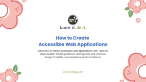 How to Create Accessible Web Applications