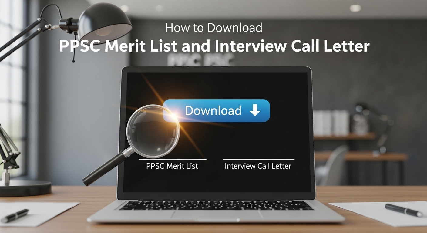 How to Download PPSC Merit List and Interview Call Letter