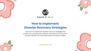 How to Implement Disaster Recovery Strategies