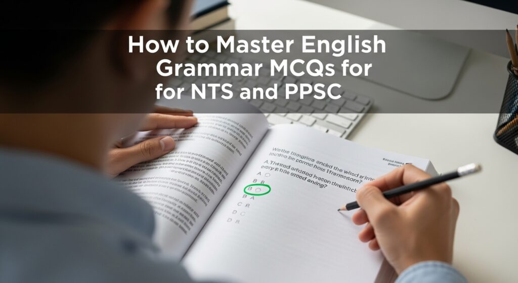 English Grammar MCQs for NTS and PPSC: Master Your Exam 2025