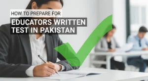 How to Prepare for Educators Written Test in Pakistan