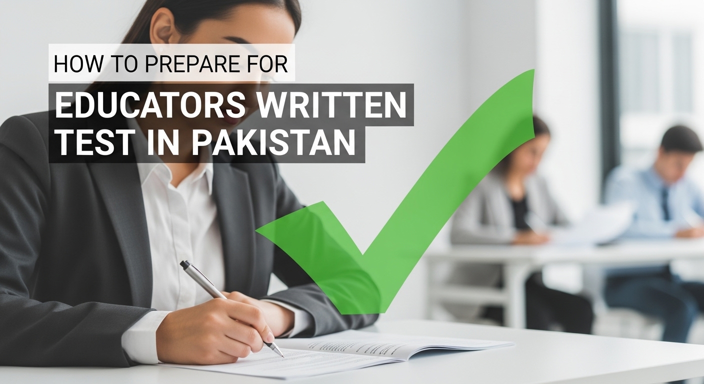 How to Prepare for Educators Written Test in Pakistan
