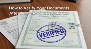 Document Verification Process After Job Selection