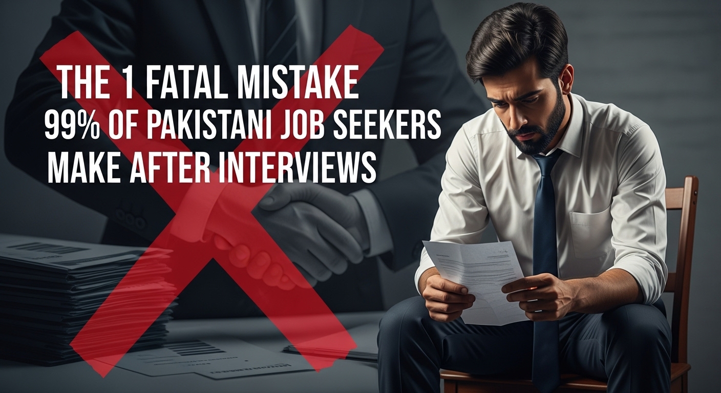 The 1 Fatal Mistake 99% of Pakistani Job Seekers Make After Interviews