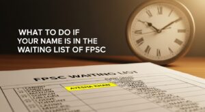 FPSC Waiting List: What to Do
