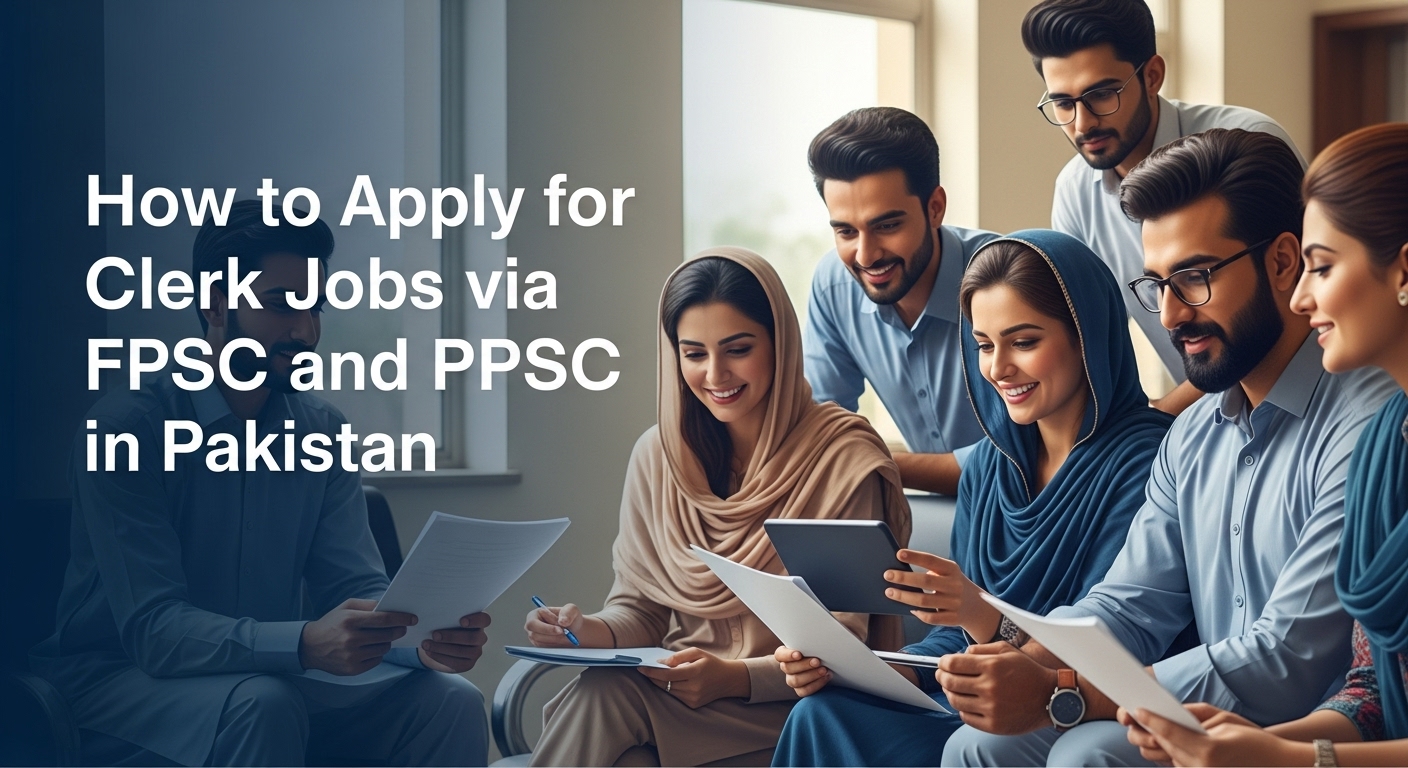 How to Apply for Clerk Jobs via FPSC and PPSC in Pakistan