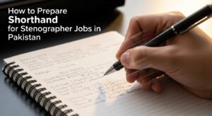 How to Prepare Shorthand for Stenographer Jobs in Pakistan