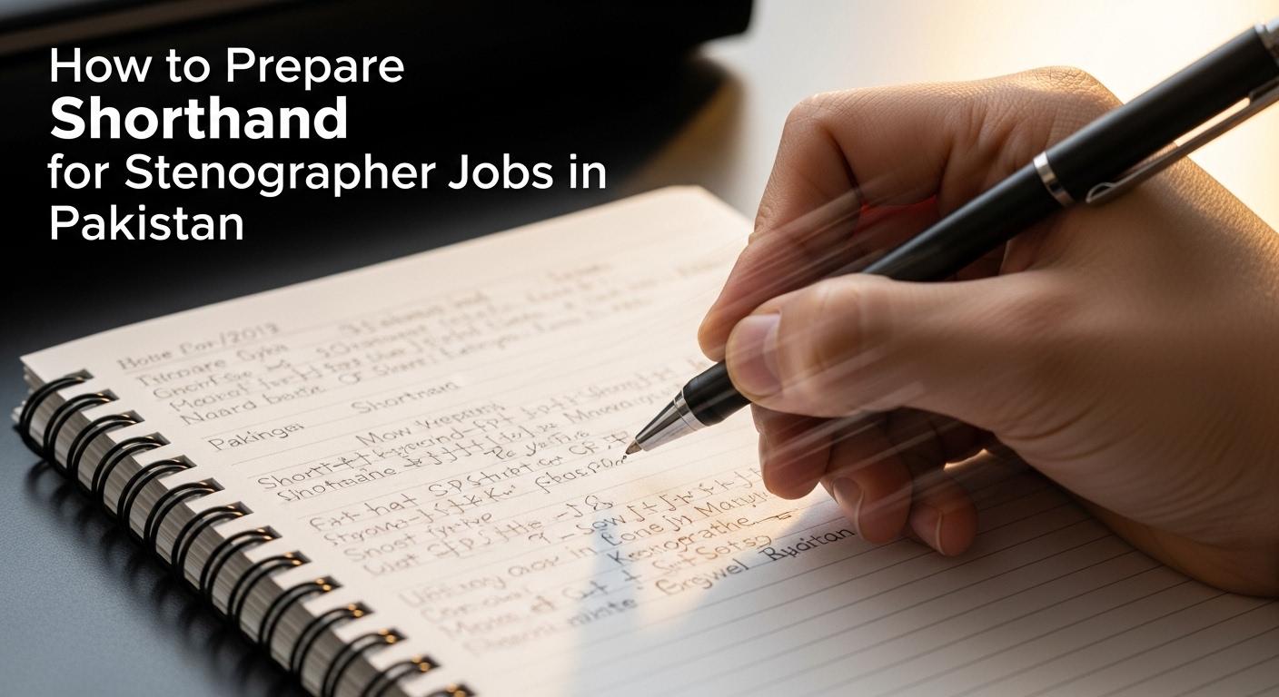 How to Prepare Shorthand for Stenographer Jobs in Pakistan