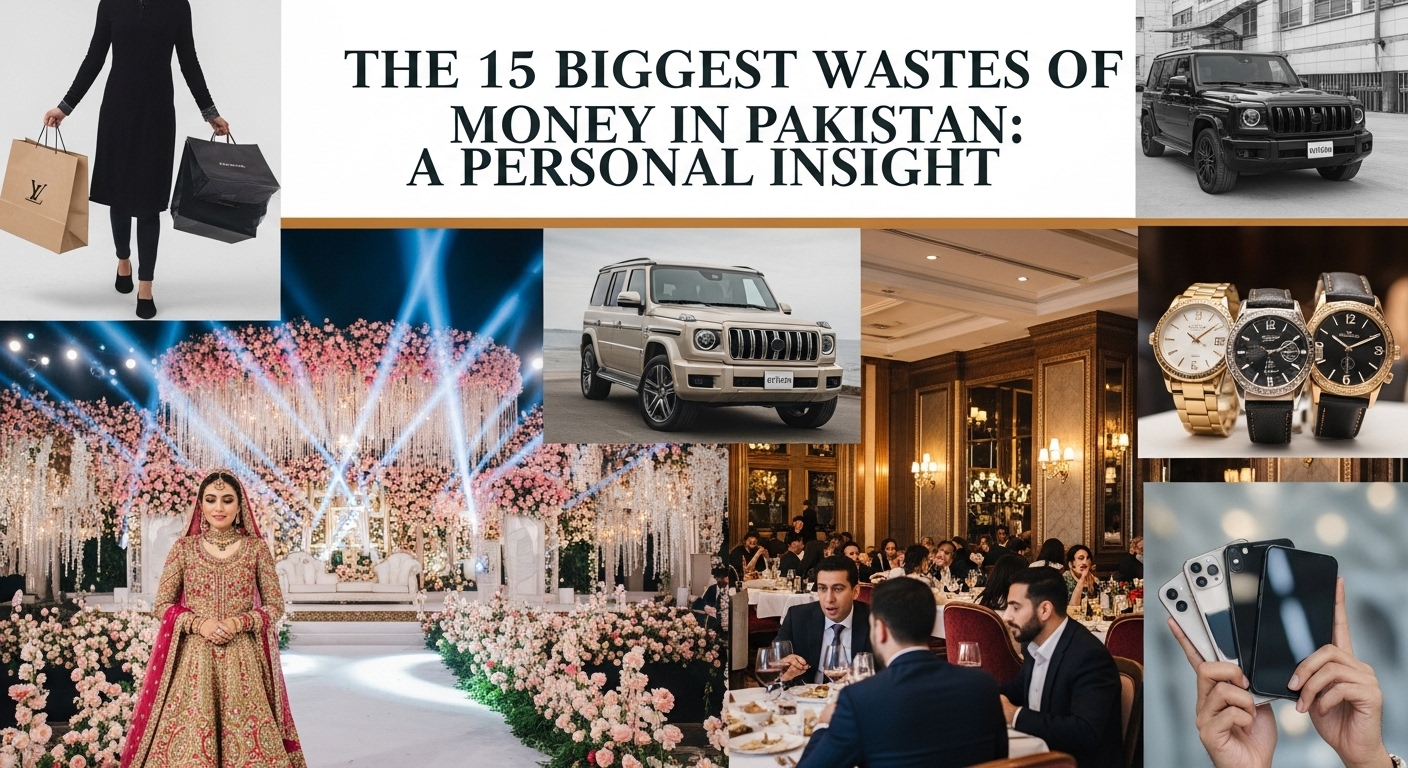 15 Biggest Wastes of Money in Pakistan (A Personal Insight)